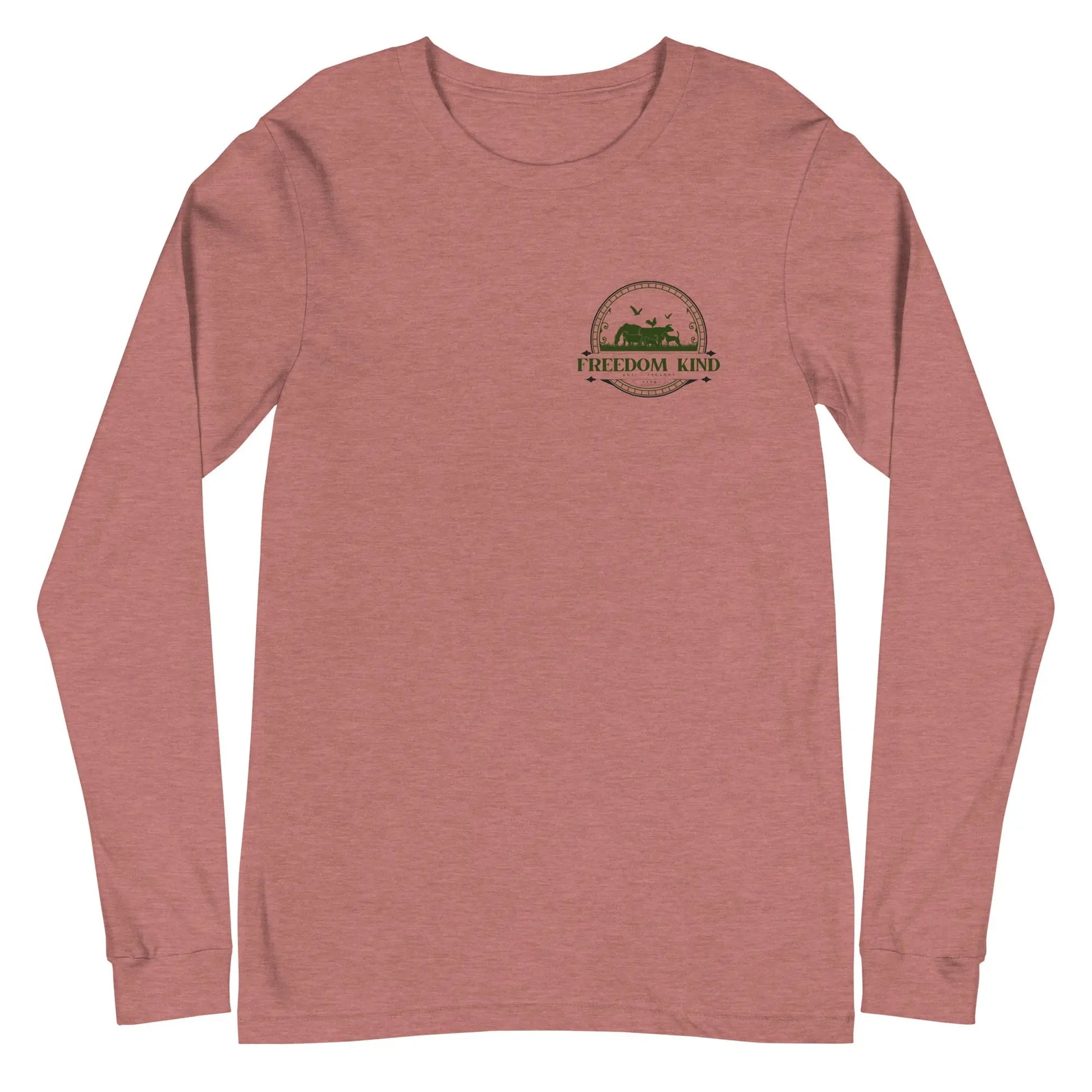 Unisex Long Sleeve Tee: Farm Theme | Freedom Kind Apparel - Image #8