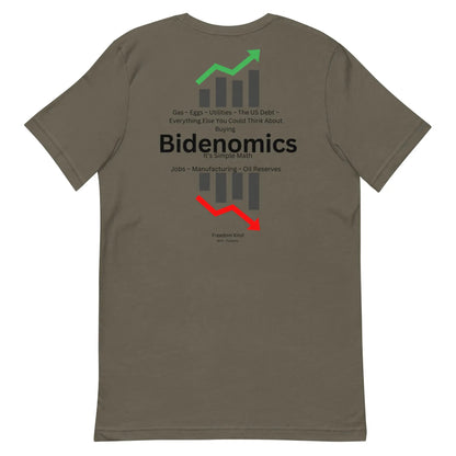 Freedom Kind Bidenomics "It's Simple Math" T-shirt - Image #7