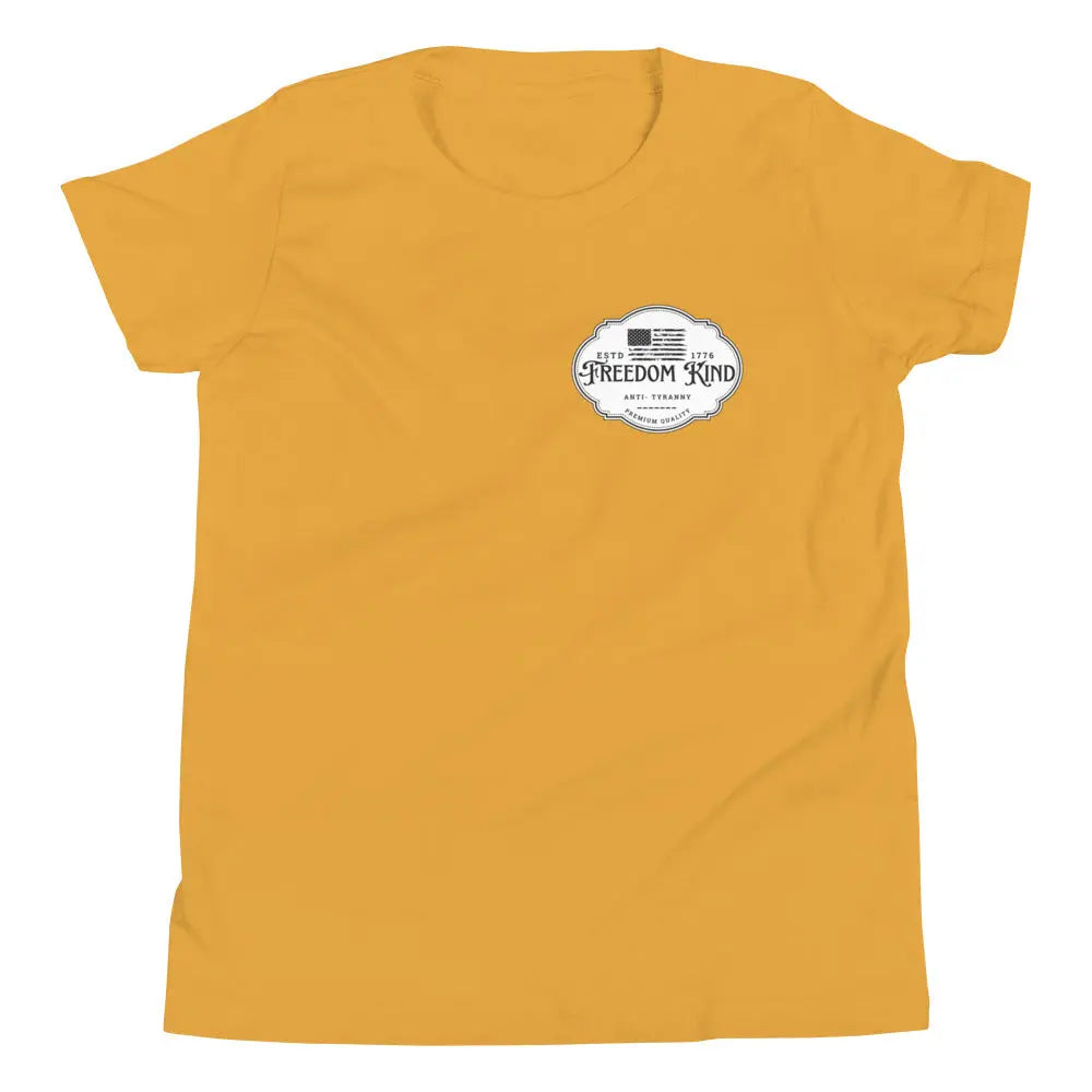 Anti-Tyranny 'Premium Quality' Youth Short Sleeve T-Shirt | Freedom Kind Apparel - Image #23