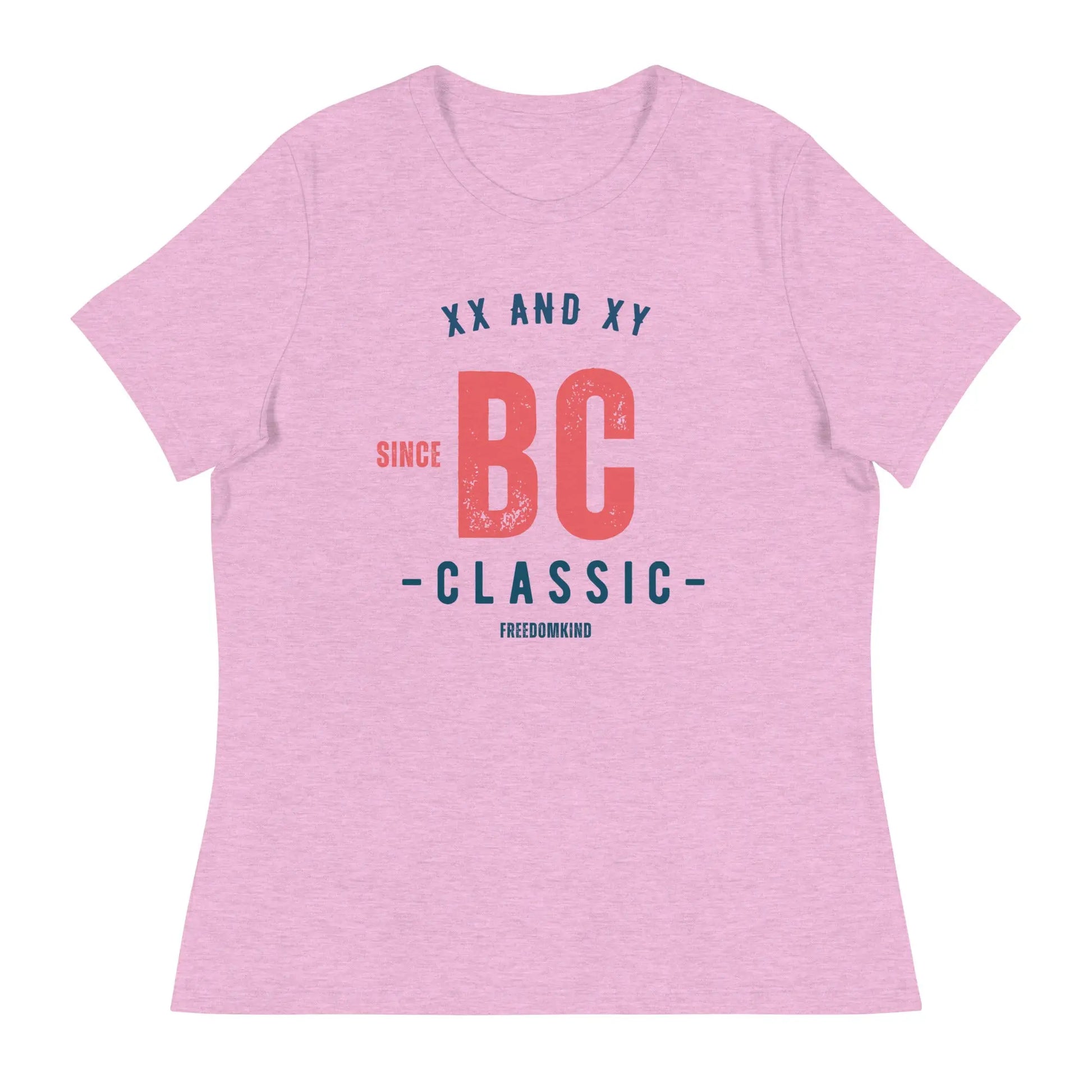 Women's Relaxed T-Shirt: 'XX & XY Since BC - Classic' | Freedom Kind - Image #10