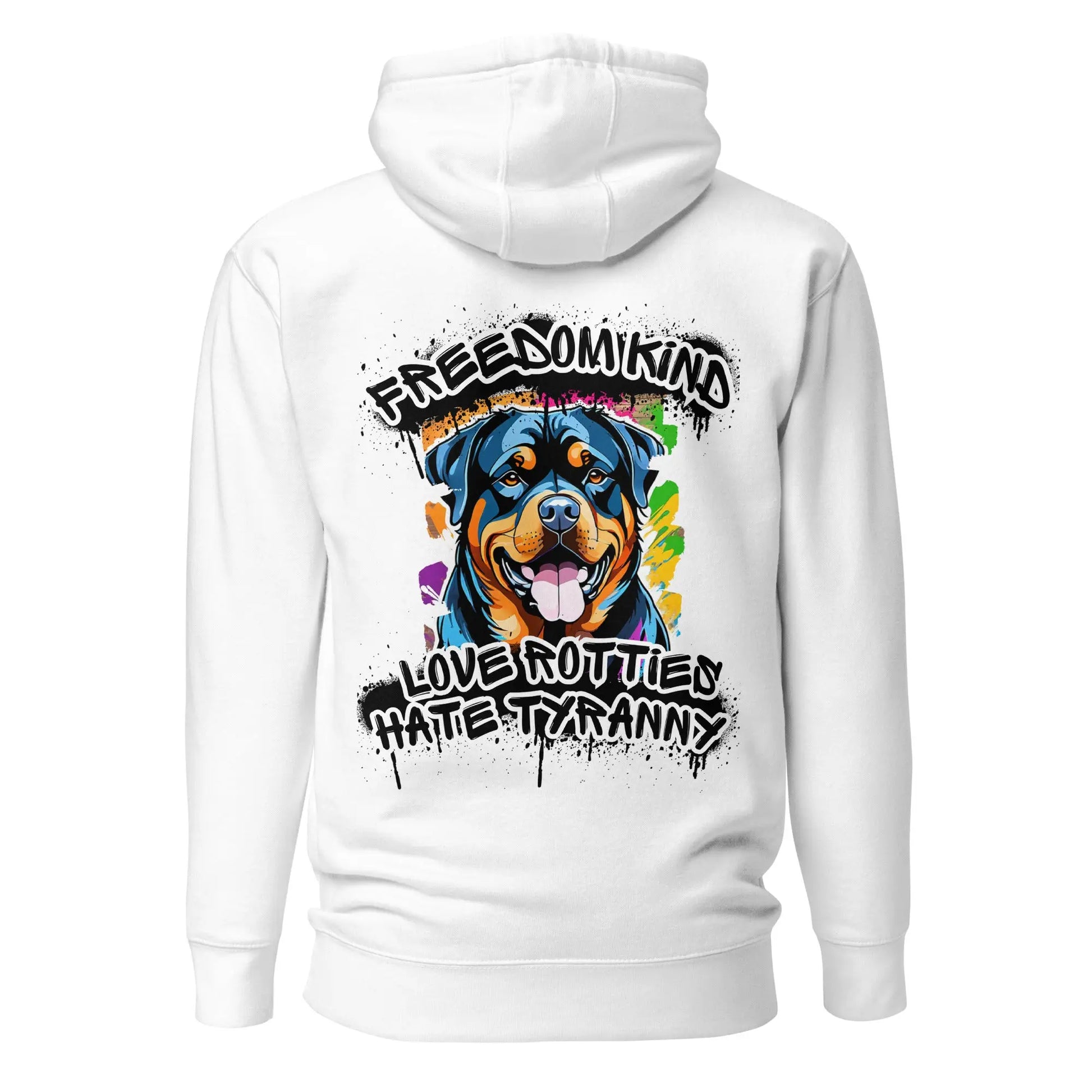Love Rotties, Hate Tyranny | Men's Hoodie - Image #24