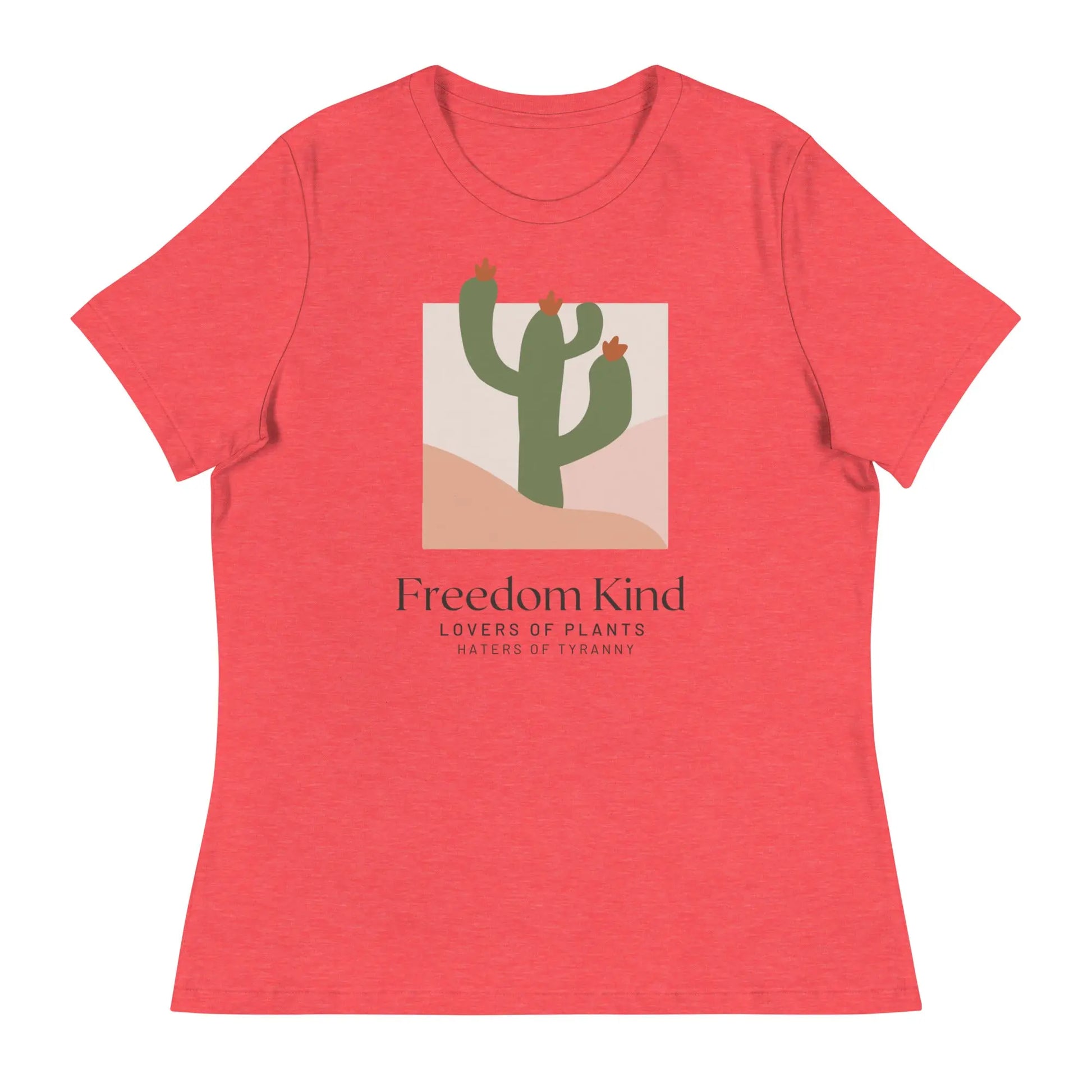 Lover of Plants Haters of Tyranny Women's Relaxed T-Shirt | Freedom Kind Apparel - Image #3