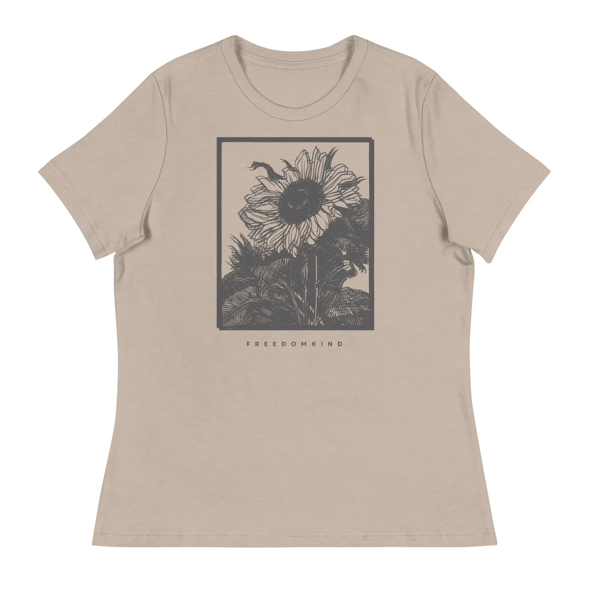 Women's Relaxed T-Shirt with Sunflower Design | Freedom Kind Apparel - Image #18