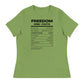 FK Food Label Women's Relaxed T-Shirt | Freedom Kind Apparel - Image #10