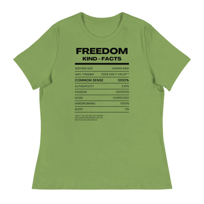 FK Food Label Women's Relaxed T-Shirt | Freedom Kind Apparel - Image #10