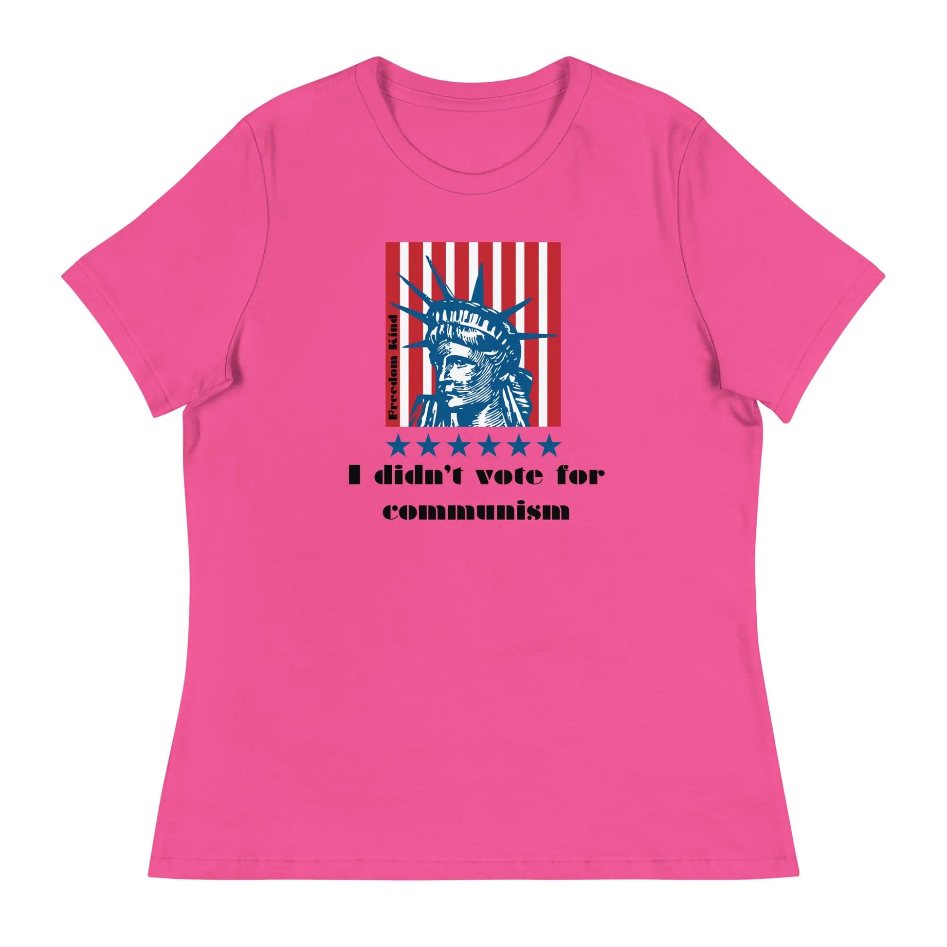 Women's Relaxed T-Shirt: 'I Didn't Vote For Communism' | Freedom Kind - Image #4