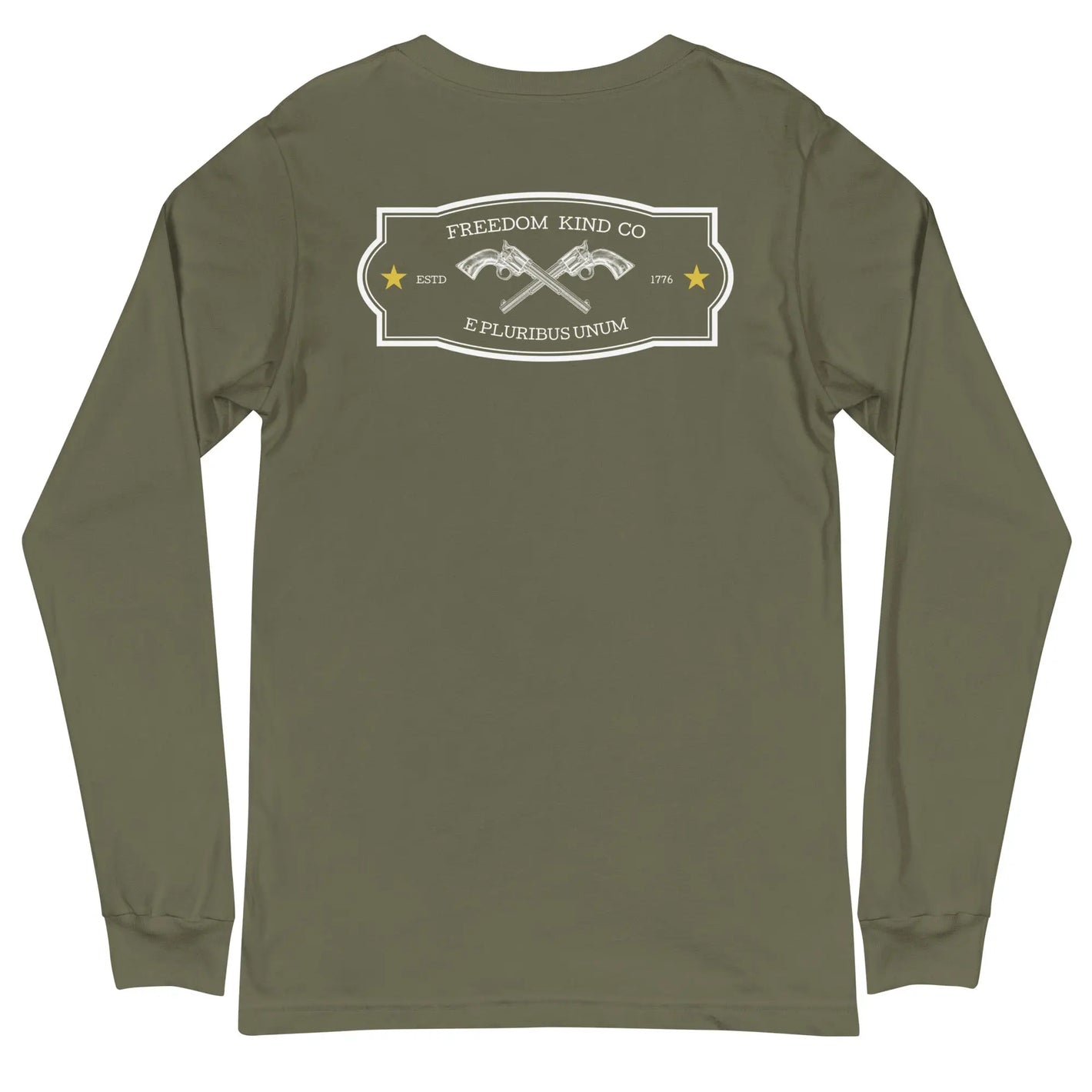 E Pluribus Unum Long Sleeve Tee | Freedom Kind Apparel - Image #1