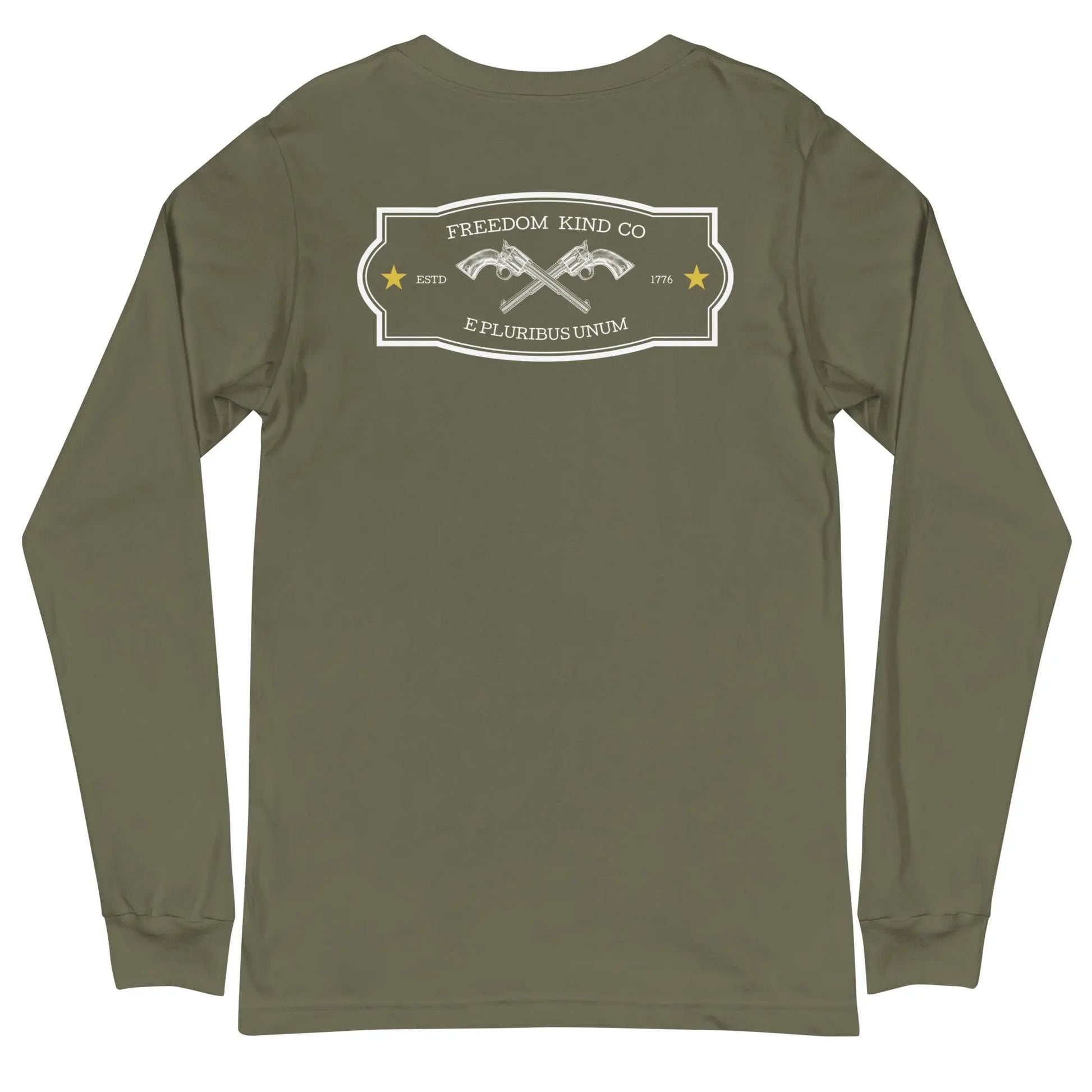E Pluribus Unum Long Sleeve Tee | Freedom Kind Apparel - Image #1
