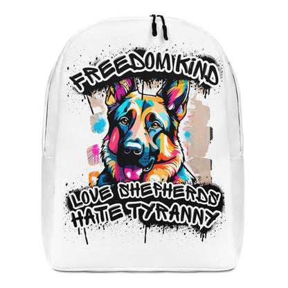 Love-Shepherds-Hate-Tyranny | Freedom Kind Minimalist Backpack