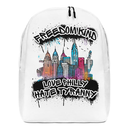 Love Philly Hate Tyranny | Freedom Kind Minimalist Backpack