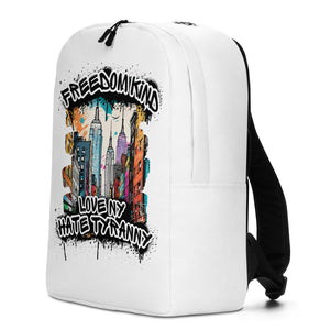 Love New York Hate Tyranny | Freedom Kind Minimalist Backpack