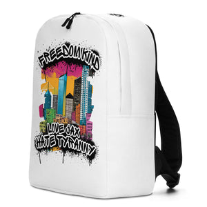 Love Jacksonville Hate Tyranny | Freedom Kind Minimalist Backpack