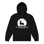 Youth Heavy Blend Hoodie: Moonlit Buck | Freedom Kind Apparel - Image #2