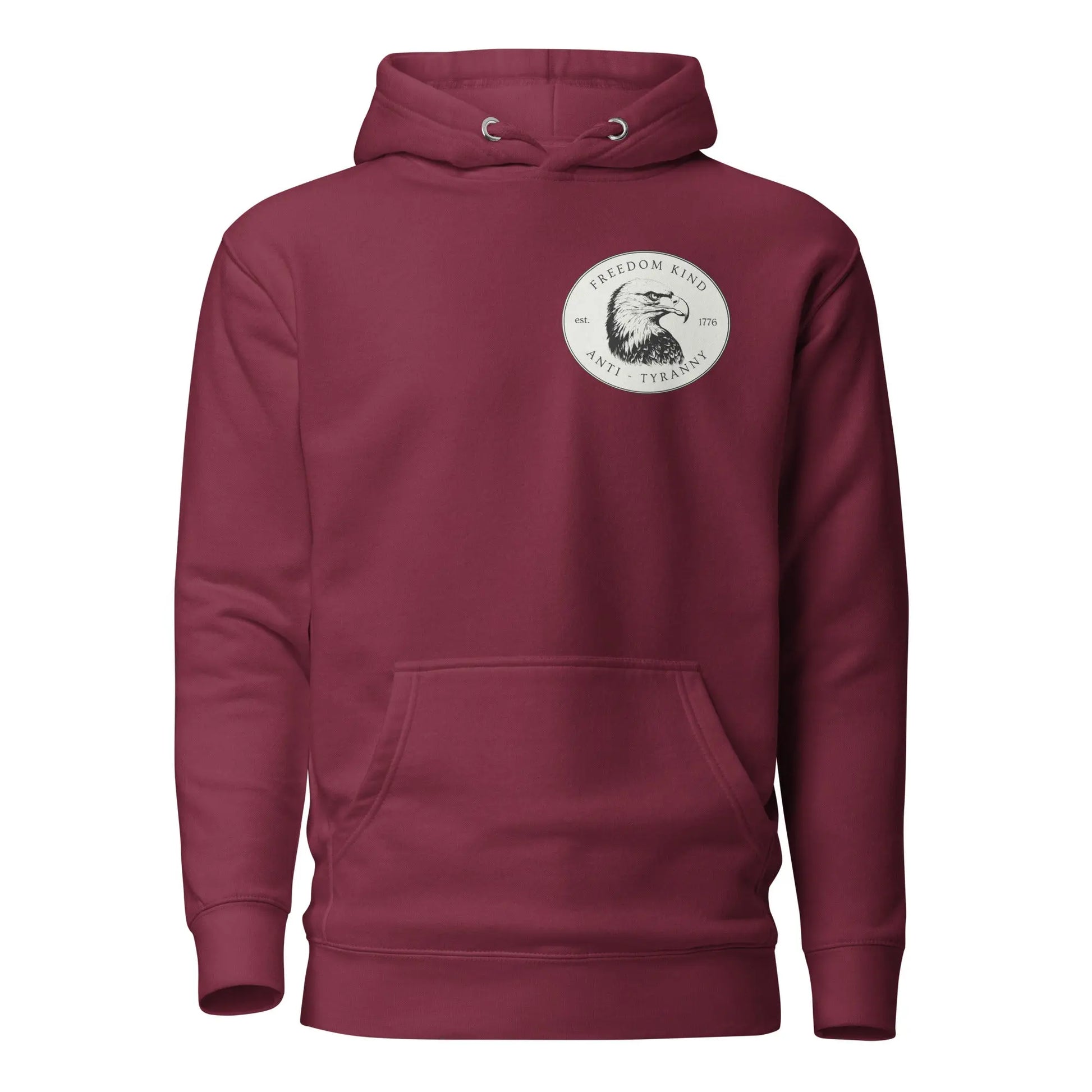 Freedom Kind Bald Eagle Logo Hoodie - Image #6