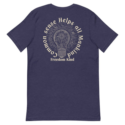 Liberty T-shirt: 'Common Sense Helps All Mankind' | Freedom Kind Apparel - Image #7