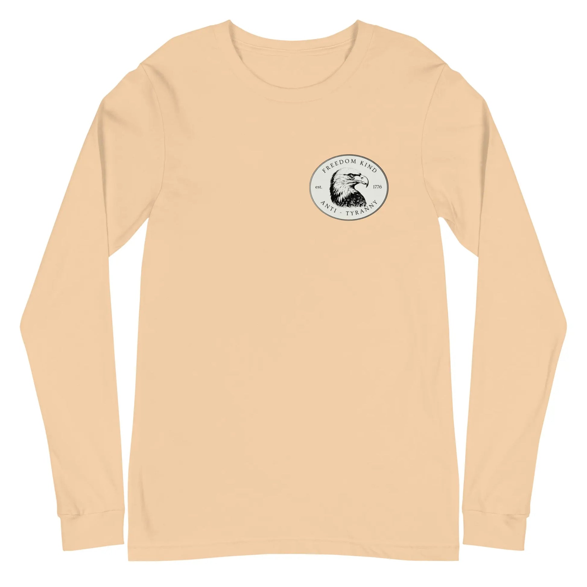 Freedom Kind Bald Eagle Logo Long Sleeve Tee - Image #29