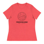 Women's Relaxed T-Shirt: Night Seas | Freedom Kind Apparel - Image #4