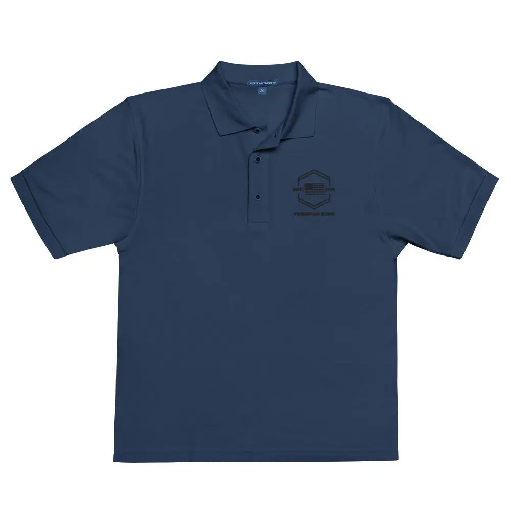 Men's Premium Polo: 1776 American Flag Design | Freedom Kind - Image #2