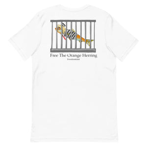 Political Commentary T-shirt: 'Free The Orange Herring' | Freedom Kind Apparel - Image #1