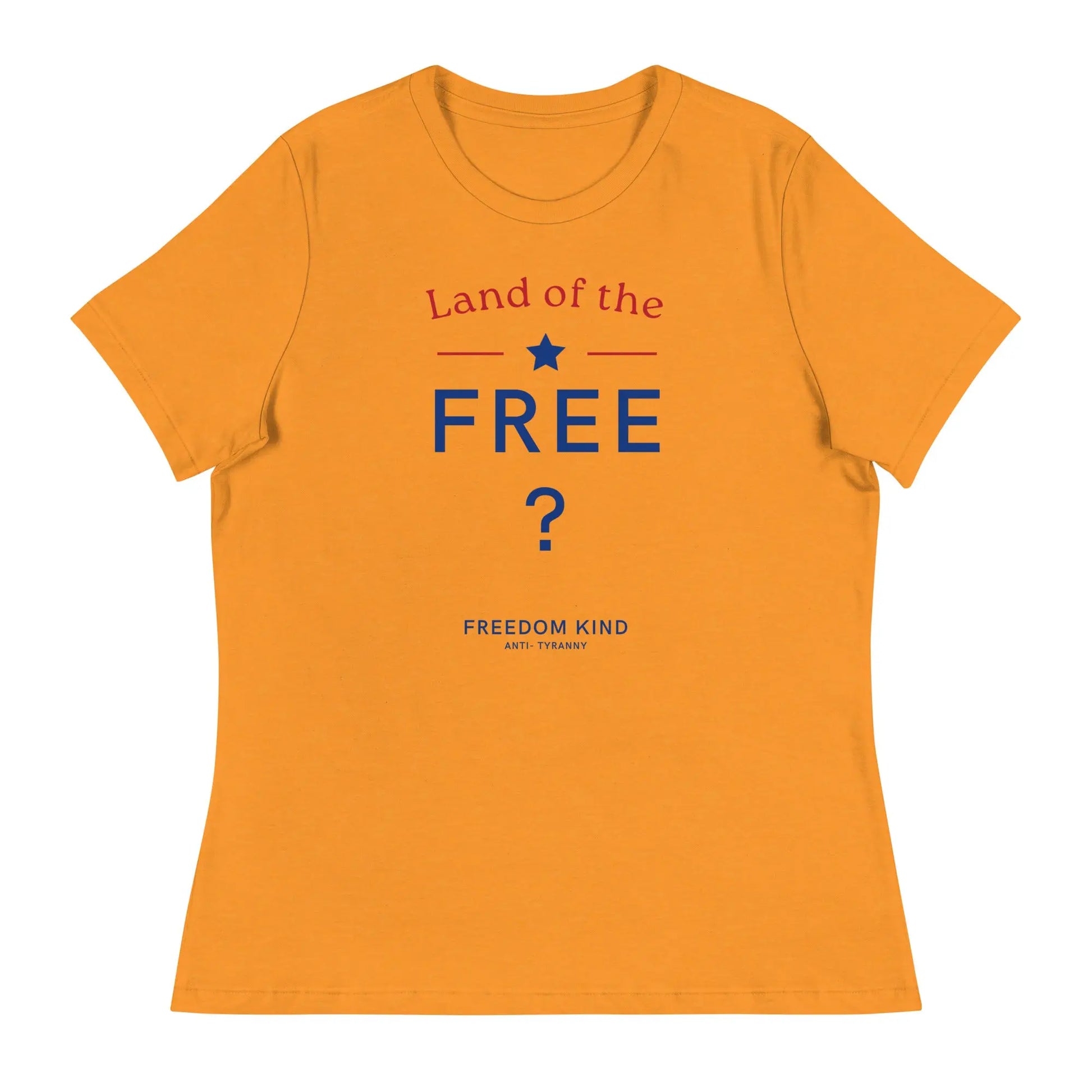 Land Of The Free ? Women's Relaxed T-Shirt | Freedom Kind Apparel - Image #14