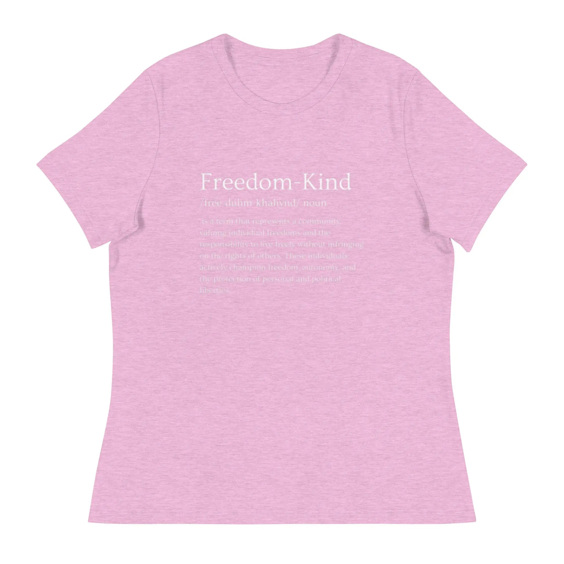 Freedom Kind Definition Women's Relaxed T-Shirt - Image #13