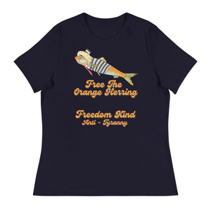 Donald Trump Women's Relaxed T-Shirt: 'Free The Orange Herring' | Freedom Kind - Image #2