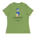 Joe Biden Quote Women's Relaxed T-Shirt: 'I Don't Know About You, But I'm Gonna Go To Bed.' | Freedom Kind - Image #6