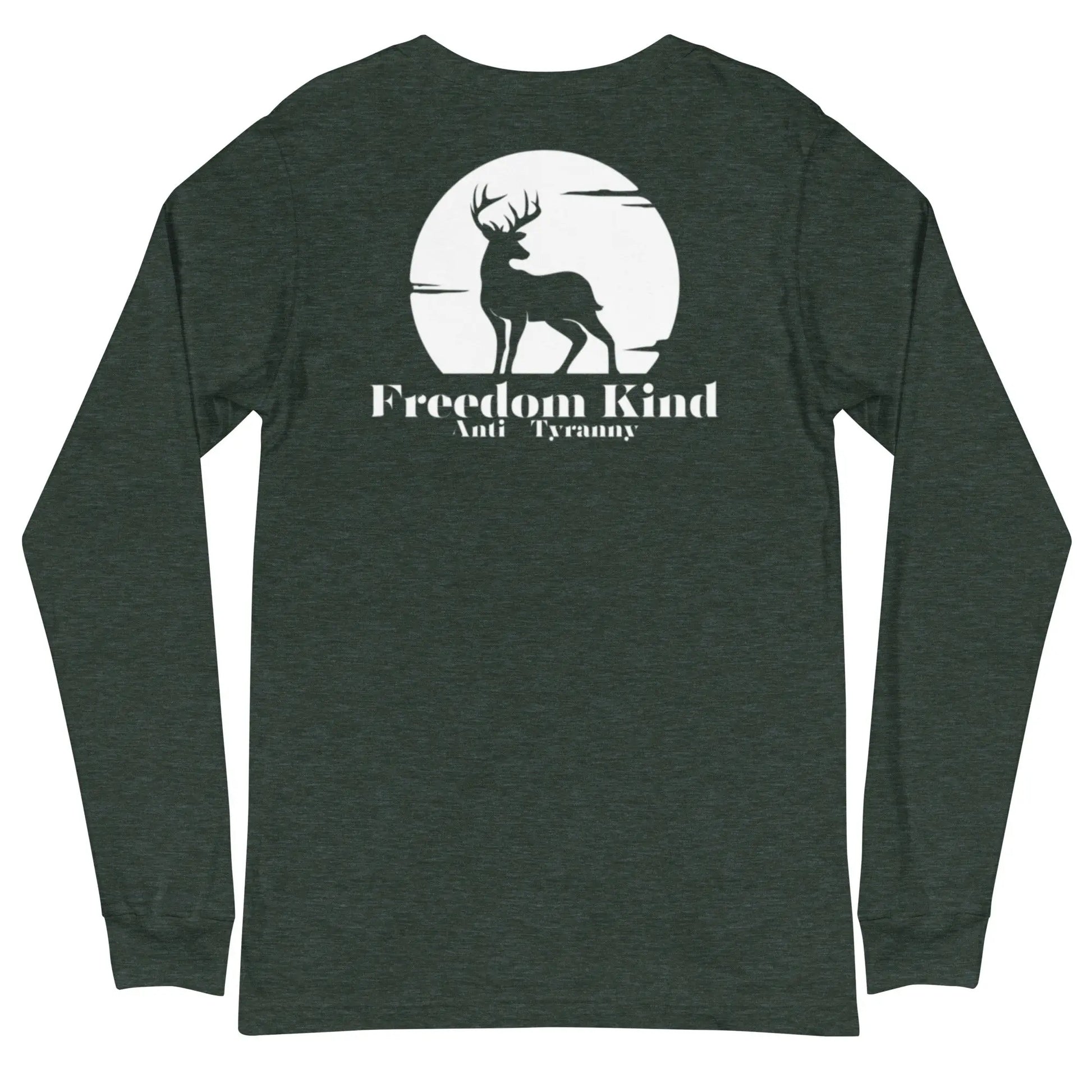 Moonlit Buck Long Sleeve Tee | Freedom Kind Apparel - Image #13