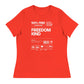 Women's Relaxed T-Shirt: 100% Human Kind | Freedom Kind Apparel - Image #8