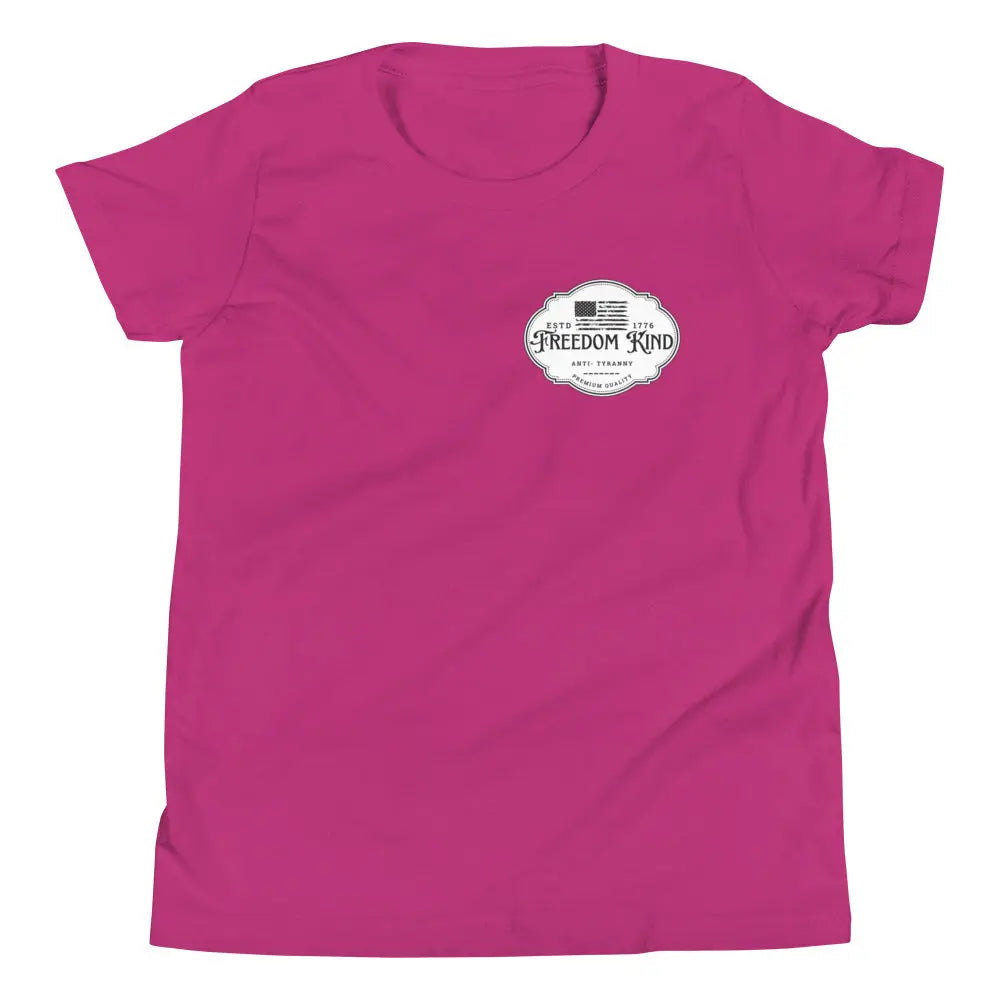 Anti-Tyranny 'Premium Quality' Youth Short Sleeve T-Shirt | Freedom Kind Apparel - Image #14