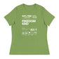 Women's Relaxed T-Shirt: 100% Human Kind | Freedom Kind Apparel - Image #15