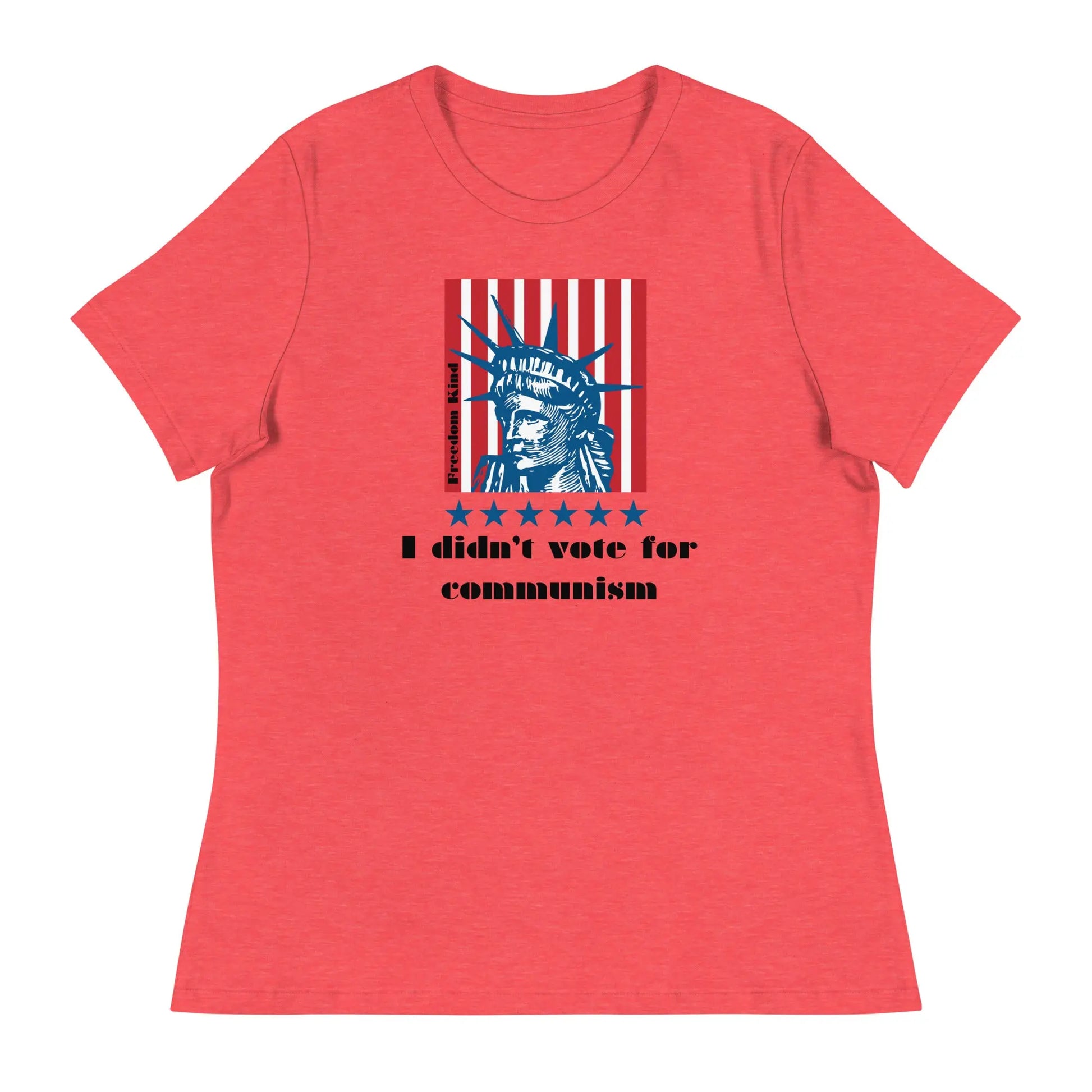 Women's Relaxed T-Shirt: 'I Didn't Vote For Communism' | Freedom Kind - Image #3