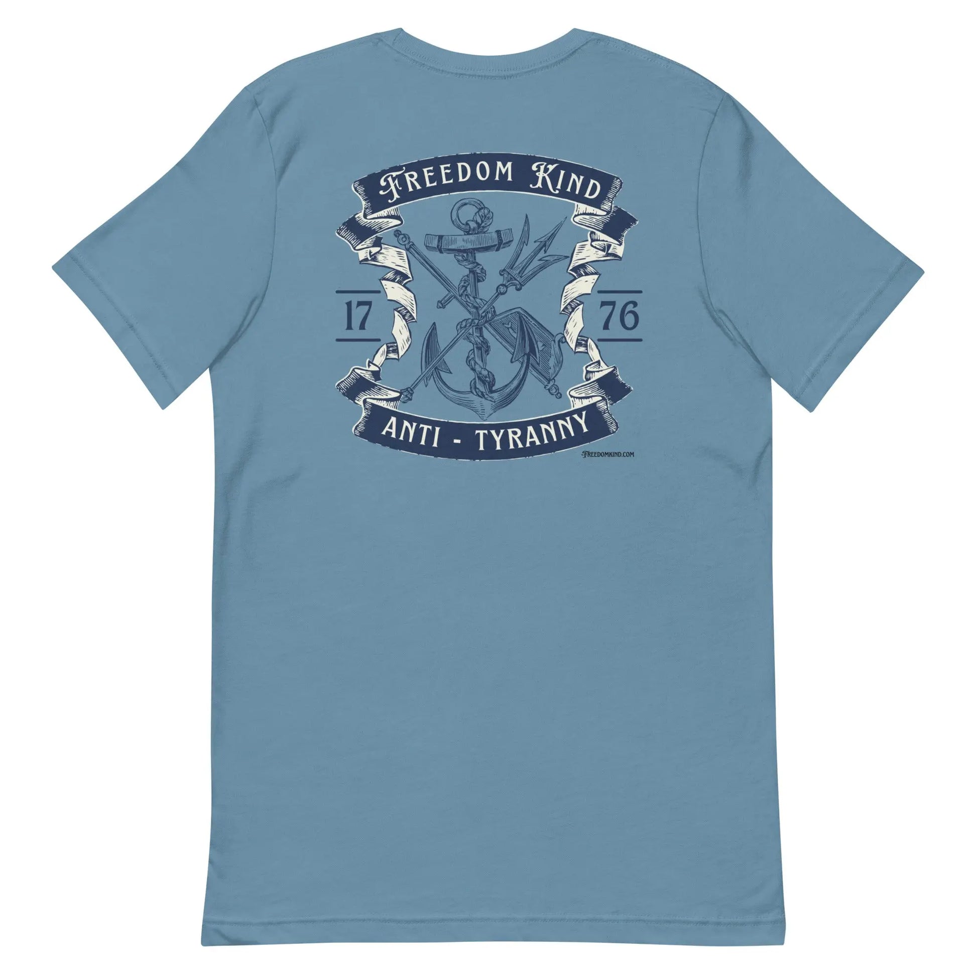 Anti-Tyranny Anchor Trident T-shirt | Freedom Kind Apparel - Image #7