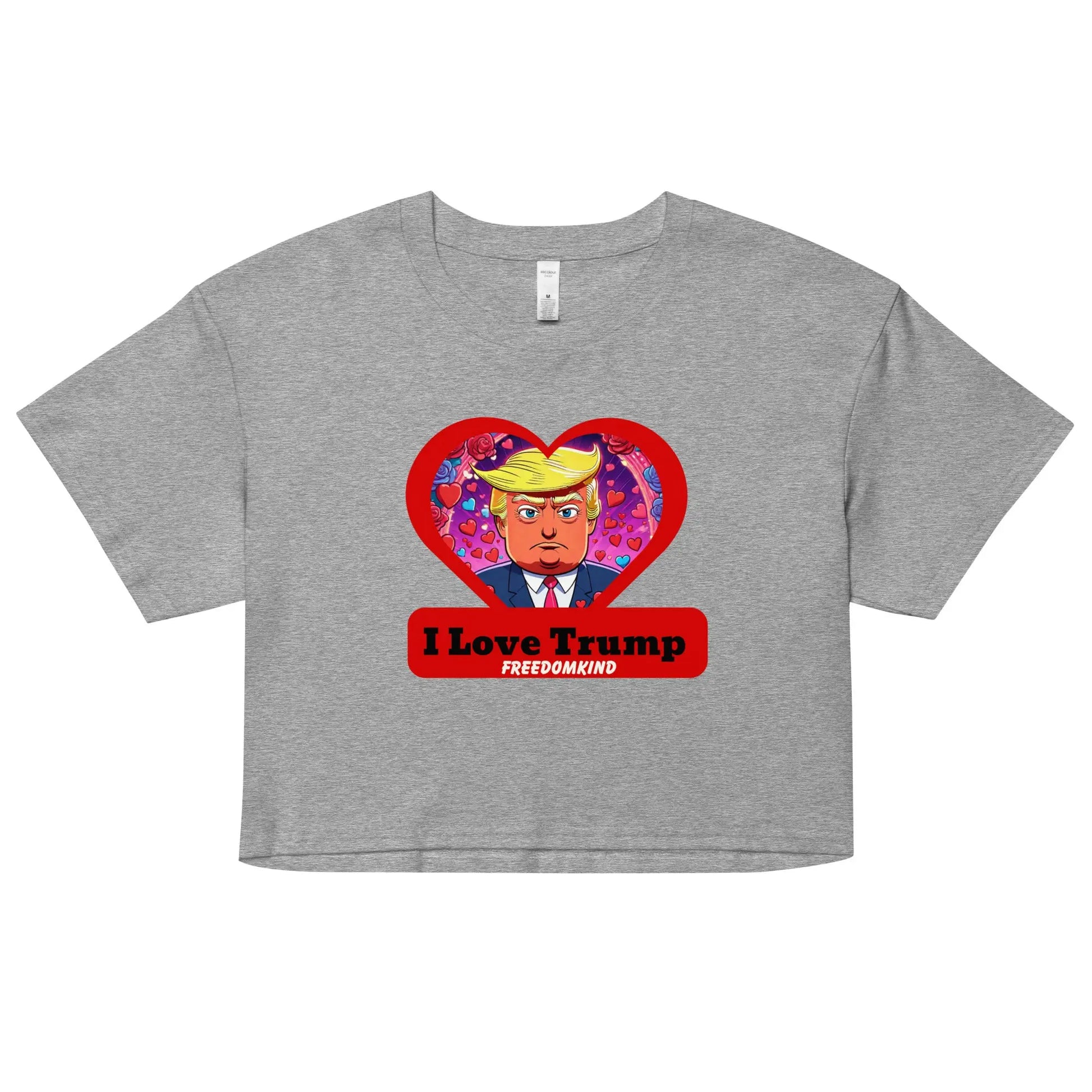 I love Trump 2 | Women’s crop top - Image #9