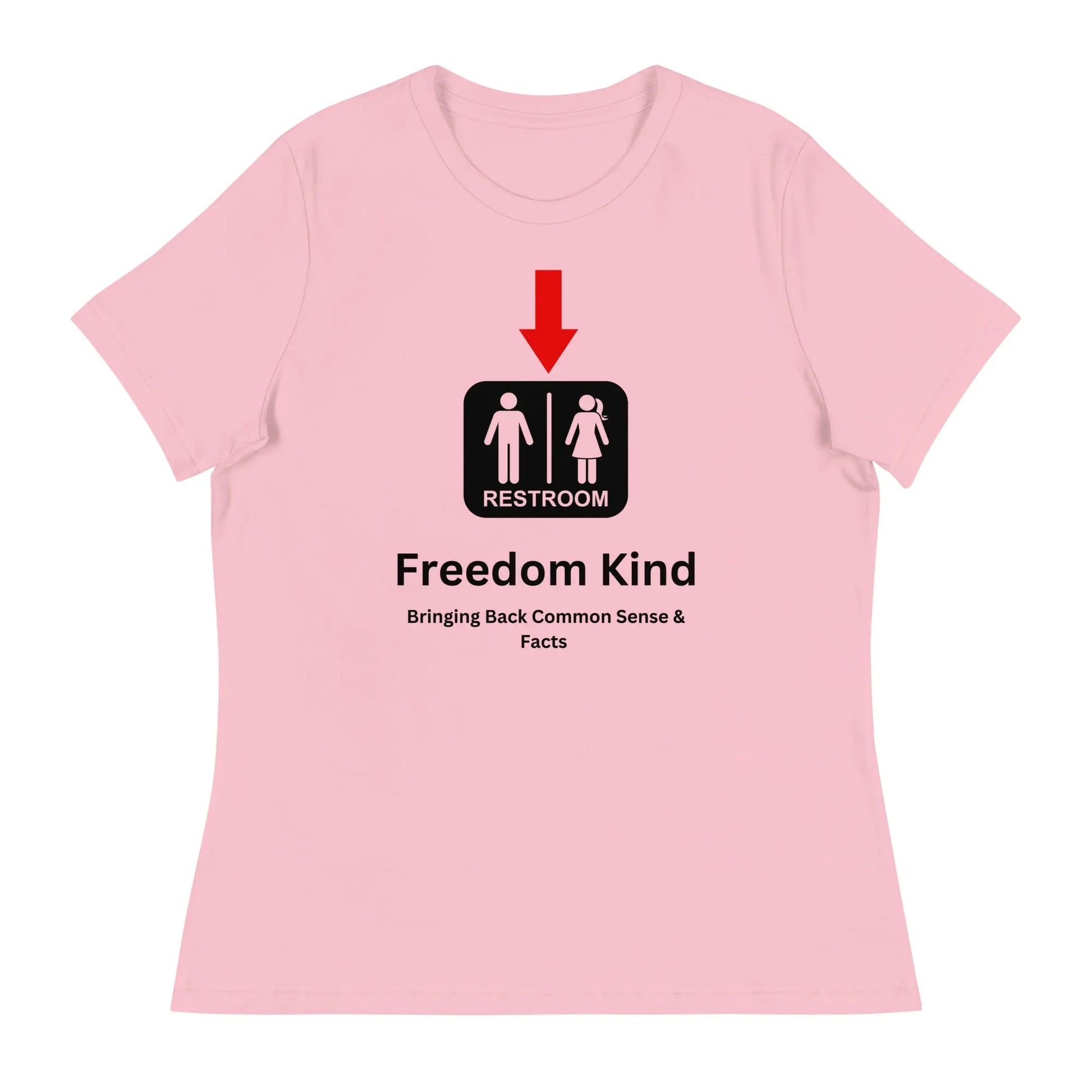 Just a Restroom Sign Women's Relaxed T-Shirt | Freedom Kind Apparel - Image #17
