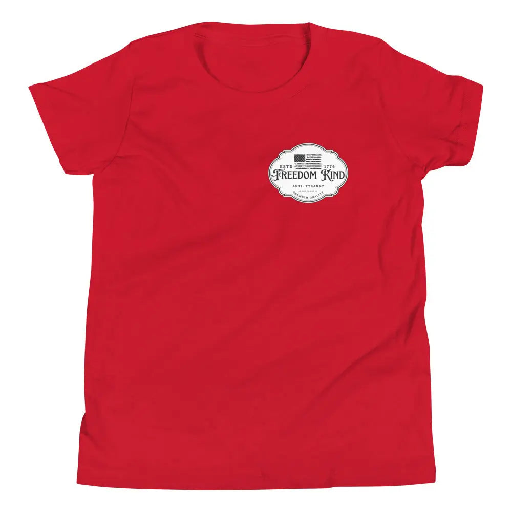 Anti-Tyranny 'Premium Quality' Youth Short Sleeve T-Shirt | Freedom Kind Apparel - Image #11
