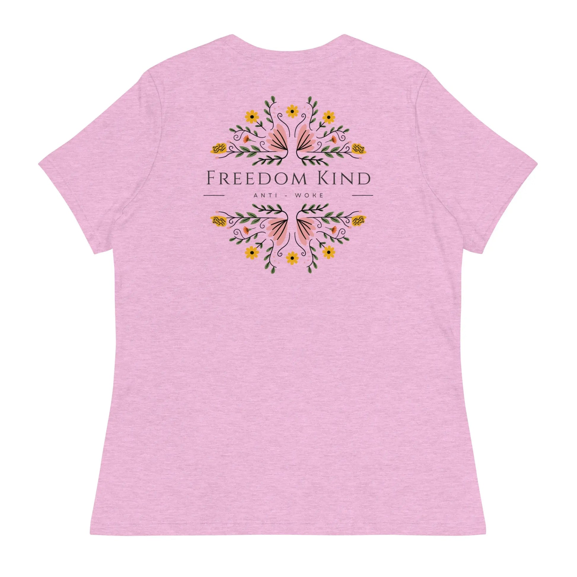 Freedom Kind Anti - Woke Women's Relaxed T-Shirt - Image #24
