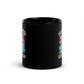 Love Pits Hate Tyranny | Freedom Kind Black Glossy Mug