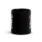 Love Labs Hate Tyranny | Freedom Kind Black Glossy Mug