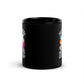 Love Frenchies Hate Tyranny | Freedom Kind Black Glossy Mug