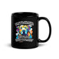 Love Labs Hate Tyranny | Freedom Kind Black Glossy Mug