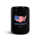 Tested Positive For Freedom | Black Glossy Mug