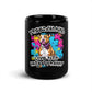 Love Pits Hate Tyranny | Freedom Kind Black Glossy Mug