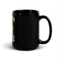 Love rotties Hate Tyranny | Freedom Kind Black Glossy Mug