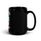 Love Pits Hate Tyranny | Freedom Kind Black Glossy Mug