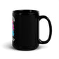 Love Pits Hate Tyranny | Freedom Kind Black Glossy Mug
