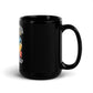 Love Labs Hate Tyranny| Freedom Kind Black Glossy Mug