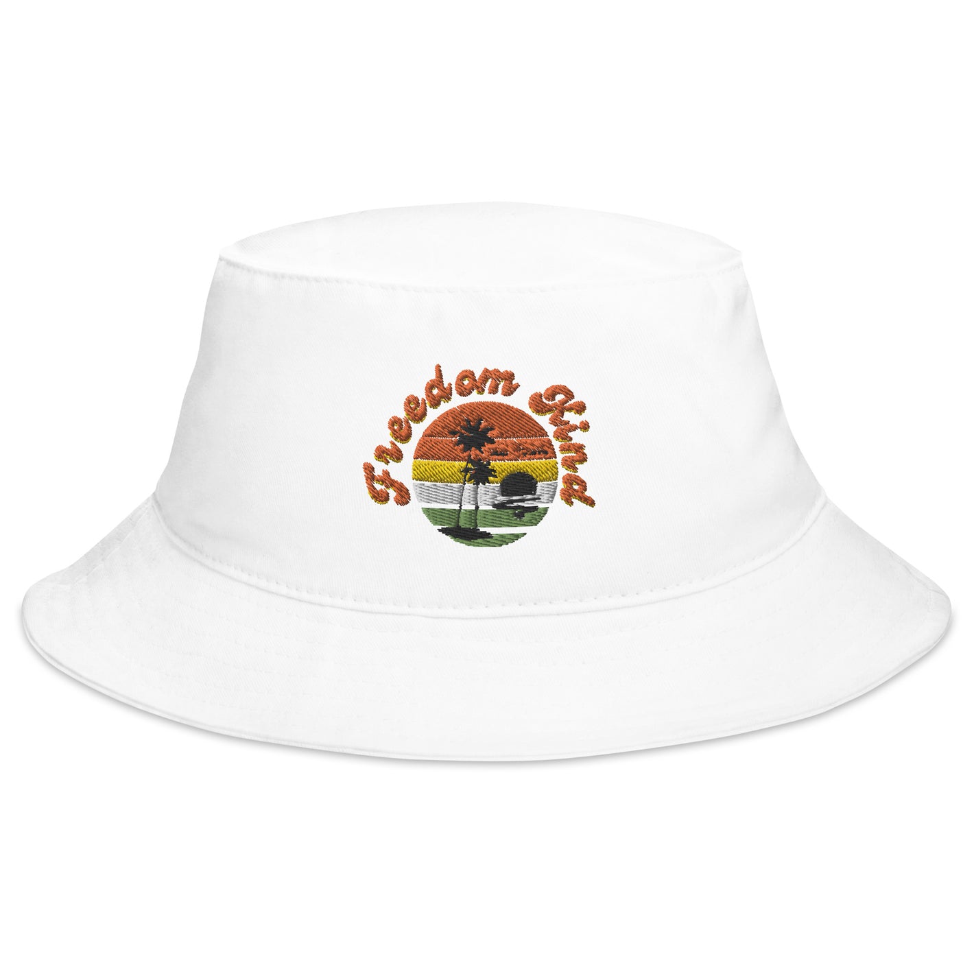 Palm Tree On A Beach | Freedom Kind Bucket Hat