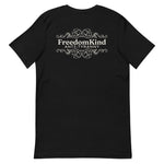 Freedom Kind Anti - Tyranny Scroll Logo T-shirt - Image #1