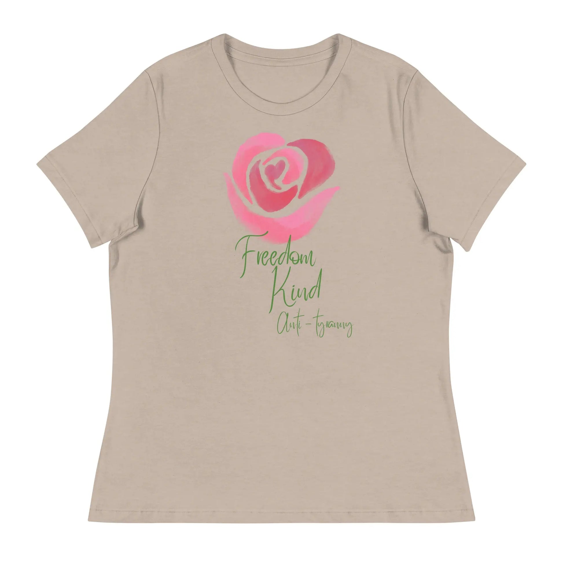 Women's Relaxed T-Shirt with Rose Design | Freedom Kind Apparel - Image #21